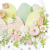 Hallmark Signature Easter Card (Watercolor Easter Egg)(Easter  Basket with Eggs)