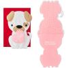 Hallmark Signature Easter Card for Kids (Fuzzy Plush Bunny)(Kids  Cutie Puppy Dog)