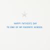 Hallmark Signature Fathers Day Card (Captain America Shield)(Captain American Shielf)