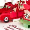 Hallmark Signature Paper Wonder Mother’s Day Pop Up Card (Thankful for You) for Easter, Friendship, Thank You(Vintage Red Truck Pop Up)