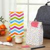 Hallmark Spring Pastel Party Favor and Wrapped Treat Bags, Assorted Designs (30 Ct., 10 Each of Chevron, Dots, Stripes) for Baby Showers, Birthdays, Easter, Mothers Day, Care Packages, May Day(Chevron  Polka Dots  Vertical Stripes)