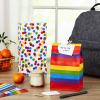 Hallmark Spring Pastel Party Favor and Wrapped Treat Bags, Assorted Designs (30 Ct., 10 Each of Chevron, Dots, Stripes) for Baby Showers, Birthdays, Easter, Mothers Day, Care Packages, May Day(Vertical Stripes  Horizontal Stripes  Polka Dots)