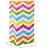 Hallmark Spring Pastel Party Favor and Wrapped Treat Bags, Assorted Designs (30 Ct., 10 Each of Chevron, Dots, Stripes) for Baby Showers, Birthdays, Easter, Mothers Day, Care Packages, May Day(Chevron  Polka Dots  Vertical Stripes)
