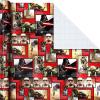 Hallmark Star Wars Wrapping Paper with Cut Lines on Reverse (3-Pack: 60 sq. ft. ttl) with Yoda, Darth Vader, Chewbacca, R2-D2, C-3PO, Stormtroopers, X-Wing, Millennium Falcon(Wrapping Paper)