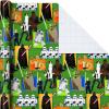 Hallmark Star Wars Wrapping Paper with Cut Lines on Reverse (3-Pack: 60 sq. ft. ttl) with Yoda, Darth Vader, Chewbacca, R2-D2, C-3PO, Stormtroopers, X-Wing, Millennium Falcon(Wrapping Paper)