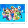 Hallmark Super Mario Bros Valentines Day Cards and Mailbox for Kids School Classroom Exchange (1 Box, 32 Valentine Cards, 35 Stickers, 1 Teacher Card)(Super Mario Note Assortment)