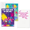 Hallmark Trolls Valentine’s Day Cards Assortment for Kids (24 Valentine Cards, 24 Sticker Sheets and Envelopes)(Trolls)