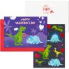 Hallmark Valentines Day Cards and Stickers for Kids School, Dinosaur (24 Classroom Valentines with Envelopes)(Dinosaur Valentines with Stickers)