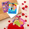 Hallmark Valentines Day Cards and Stickers for Kids School, Dinosaur (24 Classroom Valentines with Envelopes)(Disney Princess Valentines with Stickers)