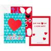 Hallmark Valentines Day Cards and Stickers for Kids School, Dinosaur (24 Classroom Valentines with Envelopes)(Stuck On You Valentines with Stickers)