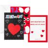Hallmark Valentines Day Cards and Stickers for Kids School, Dinosaur (24 Classroom Valentines with Envelopes)(Stuck On You Valentines with Stickers)