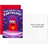 Hallmark Valentines Day Cards for Kids School, Outer Space (8 Classroom Valentines with Envelopes)(Purple and Black)