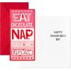 Hallmark Valentines Day Cards for Kids School, Outer Space (8 Classroom Valentines with Envelopes)(XOXO  Ice Cream and Naps  8 Cards with Envelopes)