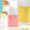 Hallmark White Gift Bags in Assorted Sizes (8 Bags: 2 Small 5″, 2 Medium 8″, 2 Large 11″, 2 Extra Large 14″) for Christmas, Weddings, Bridal Showers, Birthdays, Graduations(Pastel)