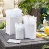 Hallmark White Gift Bags in Assorted Sizes (8 Bags: 2 Small 5″, 2 Medium 8″, 2 Large 11″, 2 Extra Large 14″) for Christmas, Weddings, Bridal Showers, Birthdays, Graduations(White)