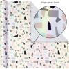 Hallmark Wrapping Paper Bundle with Cut Lines on Reverse – Blush Pink, Gray, Blue, Gold (3-Pack: 55 sq. ft. ttl.) High Gloss & Metallic Prints for Mothers Day, Weddings, Baby Showers, Bridal Showers(Pastel Balloons  Confetti  Marble)