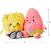 Hallmark itty Bitty Nickelodeon Spongebob Squarepants Plush Toy (Mr. Krabs), 4″ Mini Stuffed Animal, Easter Basket Stuffers(SpongeBob & Patrick)