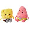 Hallmark itty Bitty Nickelodeon Spongebob Squarepants Plush Toy (Mr. Krabs), 4″ Mini Stuffed Animal, Easter Basket Stuffers(SpongeBob & Patrick)