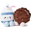 Hallmark Better Together Disney Magnetic Plush Toy (Mickey Mouse and Minnie Mouse) 5″ Stuffed Toys, Gifts for Kids and Fans(Milk and Cookie)