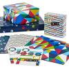 Colorful Geometric  Stripes  Dots