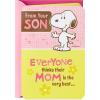Hallmark Funny Mother’s Day Card from Son (Snoopy)