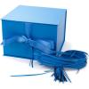 Hallmark Medium Gift Box with Lid and Shredded Paper Fill (Blue 7 inch Box) for Birthdays, Graduations, Anniversaries, Father’s Day, Christmas, Valentine’s Day, All Occasion(Blue)