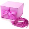 Hallmark Medium Gift Box with Lid and Shredded Paper Fill (Blue 7 inch Box) for Birthdays, Graduations, Anniversaries, Father’s Day, Christmas, Valentine’s Day, All Occasion(Light Pink)