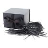 Hallmark Medium Gift Box with Lid and Shredded Paper Fill (Blue 7 inch Box) for Birthdays, Graduations, Anniversaries, Father’s Day, Christmas, Valentine’s Day, All Occasion(Coal)