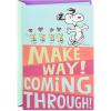Hallmark Pop Up Peanuts Mothers Day Card or Birthday Card for Mom (Snoopy, Hugs and Kisses for You) (0599MBC7615)(Purple-Mint)