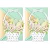 Hallmark Signature Easter Card (Watercolor Easter Egg)(Easter  Basket with Eggs)