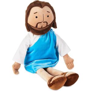 Hallmark Big My Friend Jesus Plush Doll, 25.5″ Large Stuffed Jesus, Religious Gift for Kids for Easter, Christmas, Baptism Gift and More(Large)