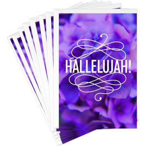 Hallmark Dayspring Pack of Religious Easter Cards, Wonder of His Love (6 Cards with Envelopes)(Hallelujah  8 Religious Cards with Envelopes)