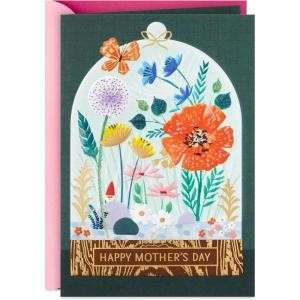 Hallmark Mother’s Day Card (Wildflowers, Plants, Gnome) for Mom, Sister, Aunt, Friend(Filled with Love)