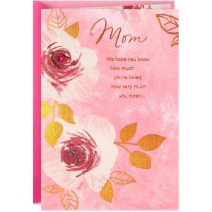 Hallmark Mothers Day Card for Mom from Us (Roses)(Roses  from Us)
