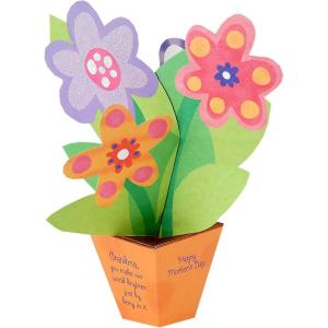Hallmark Mother’s Day Pop Up Card for Grandmother (Displayable 3D Flowers in a Pot)