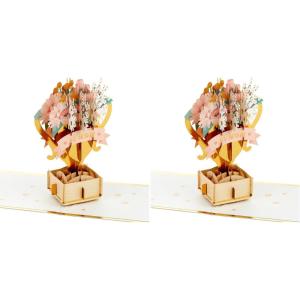 Hallmark Signature Paper Wonder Pop Up Father’s Day Card (#1 Dad Trophy)(Pop Up  #1 Mom Trophy)