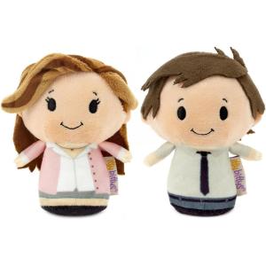 Hallmark itty bittys Disney The Haunted Mansion Ghosts Glow-in-The-Dark Plush Toys, Set of 3, for Kids, Friends, Fans(Jim and Pam)