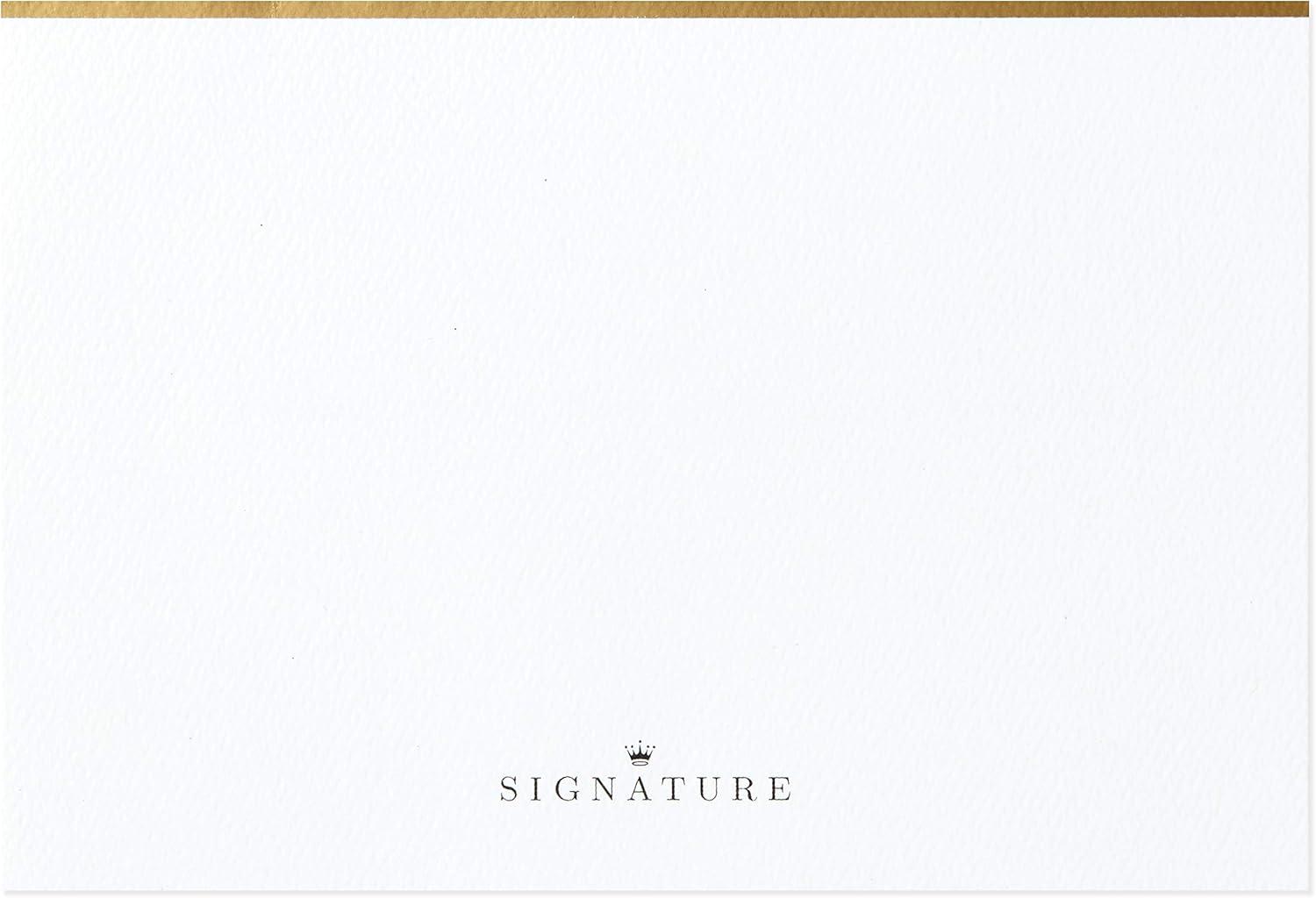 imageDayspring Religious Christmas Cards 16 Cards and Envelopes Winter ChurchGold Nativity on Navy Holiday Cards