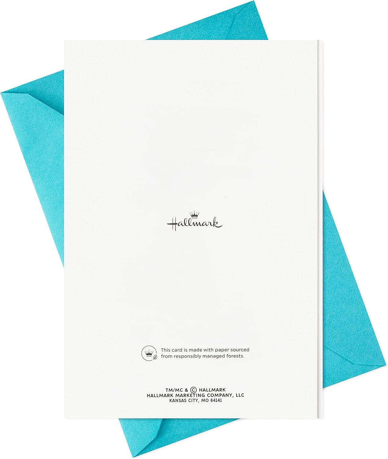 imageHallmark 13quot Large Gift Bag with Birthday Card and Tissue Paper Blue with Stars Birthday BoyDid Someone Mention Cake