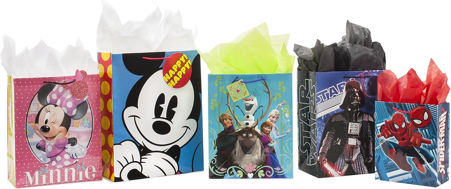 imageHallmark 13quot Large Gift Bag with Tissue Paper Minnie Mouse for Birthdays Kids Parties or Any OccasionMinnie Mouse Any Occasion