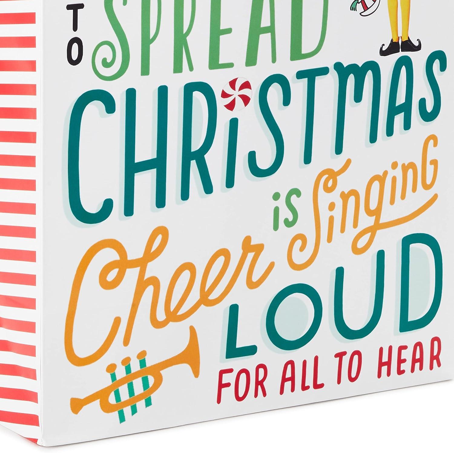 imageHallmark 13quot Large National Lampoons Christmas Vacation Gift Bag with Tissue Paper quotFun OldFashioned Griswold Family Christmasquot for Kids Dads Grandparents FriendsElf