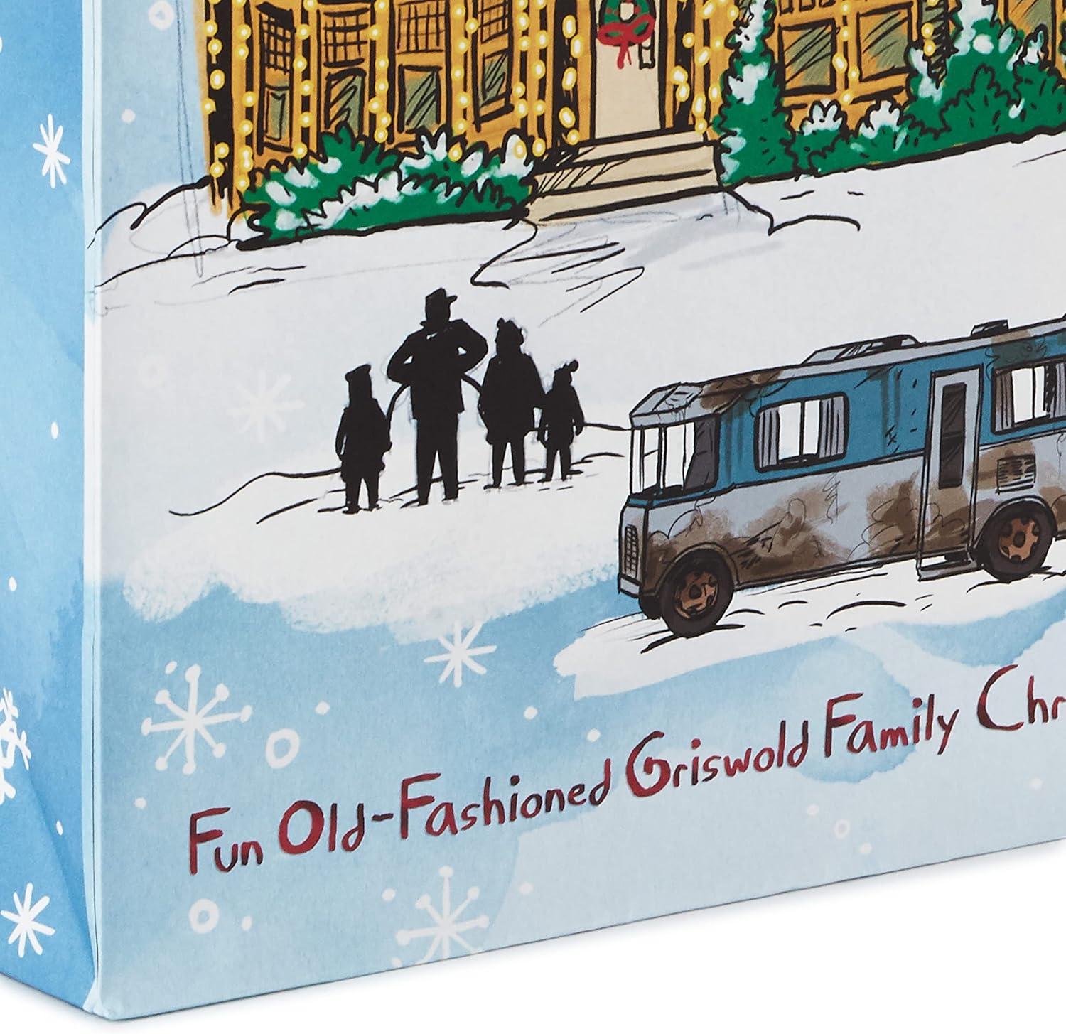 imageHallmark 13quot Large National Lampoons Christmas Vacation Gift Bag with Tissue Paper quotFun OldFashioned Griswold Family Christmasquot for Kids Dads Grandparents FriendsNational Lampoon Christmas Vacation