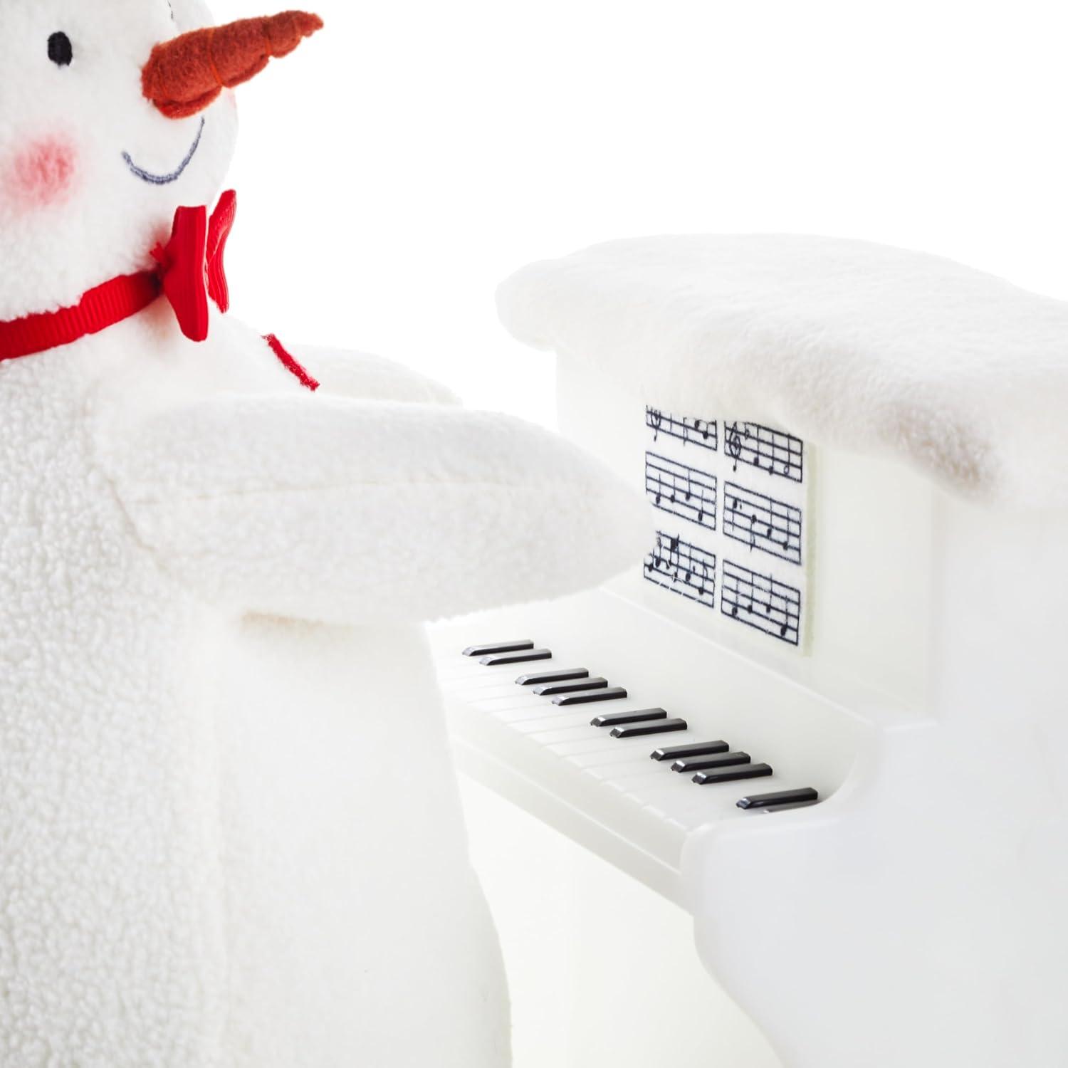 imageHallmark 2023 20th SingAlong Showman Christmas Plush w Sound Light Motion NewPlush Snowman
