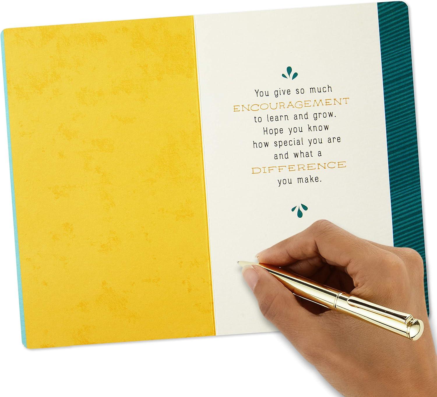 imageHallmark Back to School Cards Assortment 4 Cards with Envelopes for Teachers or Students