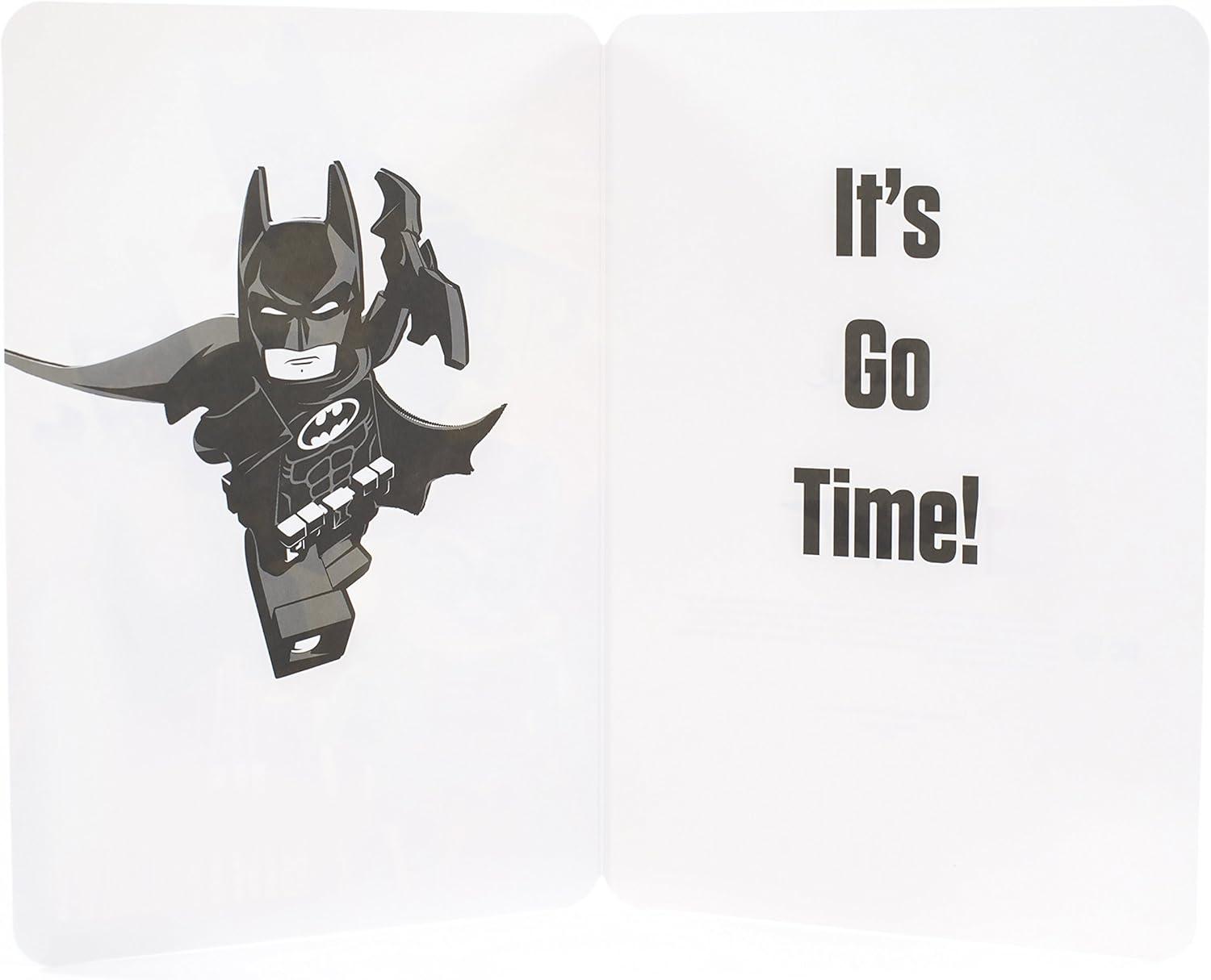 imageHallmark Batman Pop Up Birthday Card for Him Epic Day Signature Paper Wonder 3D CardLarge Lego Batman