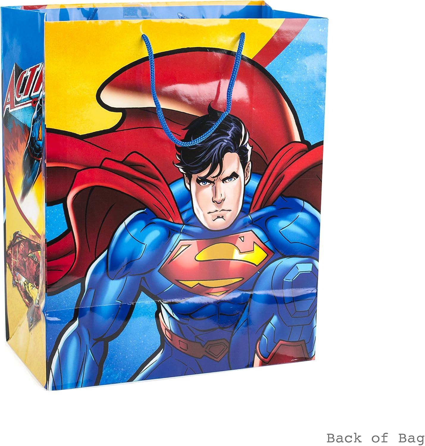 imageHallmark Batman Pop Up Birthday Card for Him Epic Day Signature Paper Wonder 3D CardLarge Superman