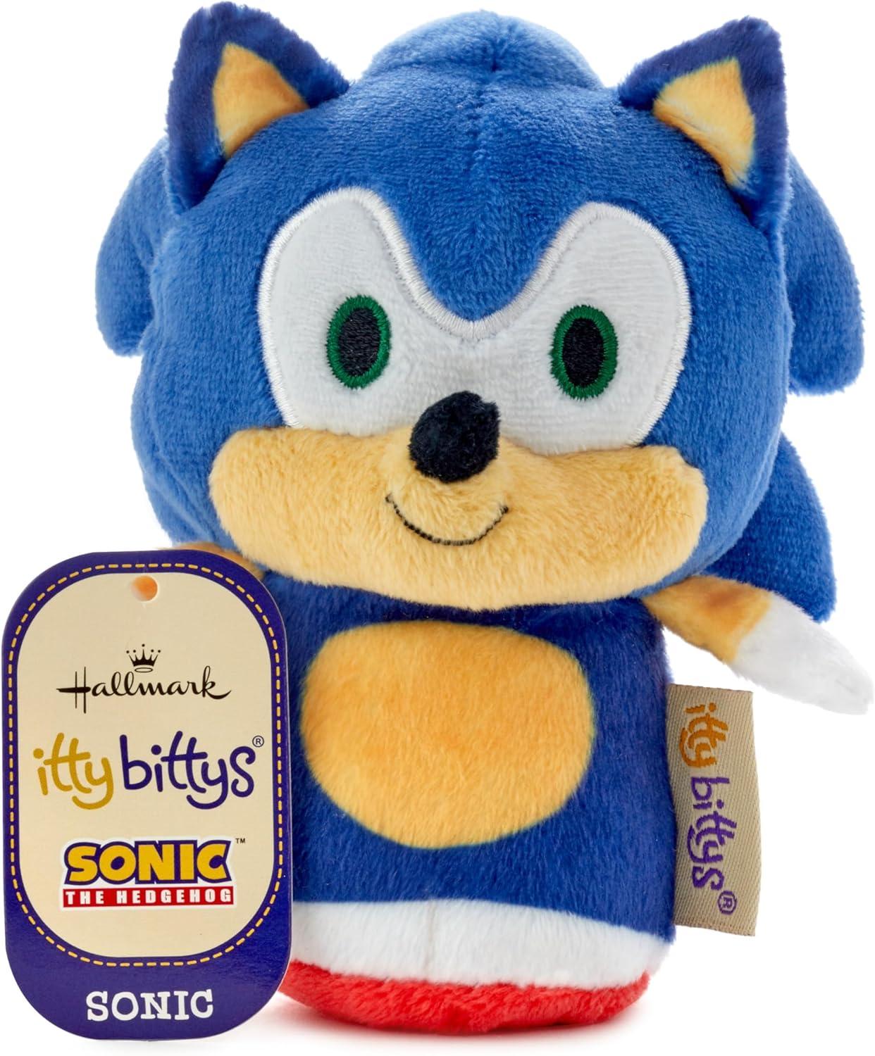 imageHallmark Better Together Sega Sonic The Hedgehog Magnetic Plush Sonic and Tails 525quot Stuffed Toys Easter Gifts for KidsSonic Itty Bitty Plush