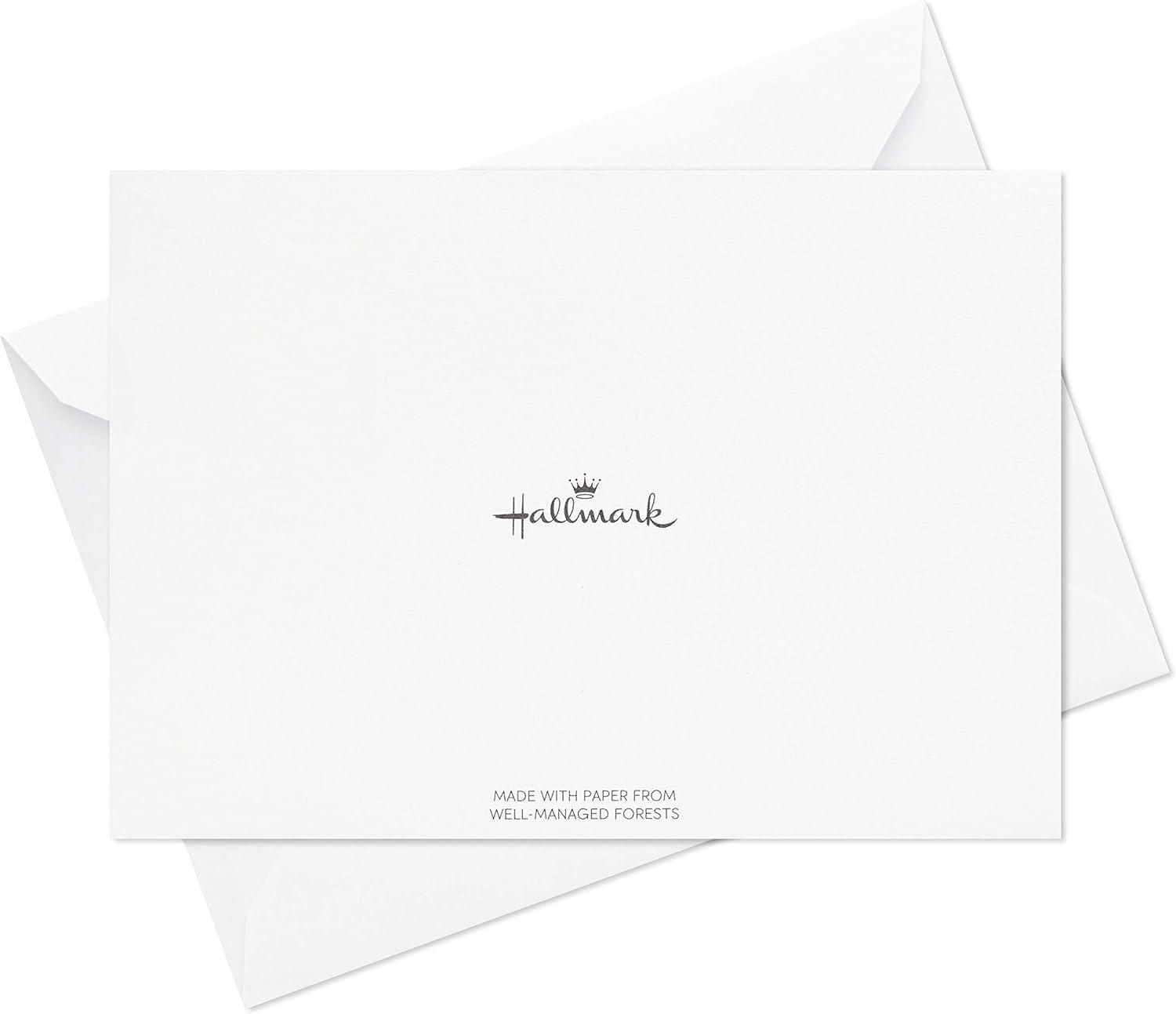 imageHallmark Blank Cards Assortment Geometric Silver Foil 40 Note Cards with Envelopes