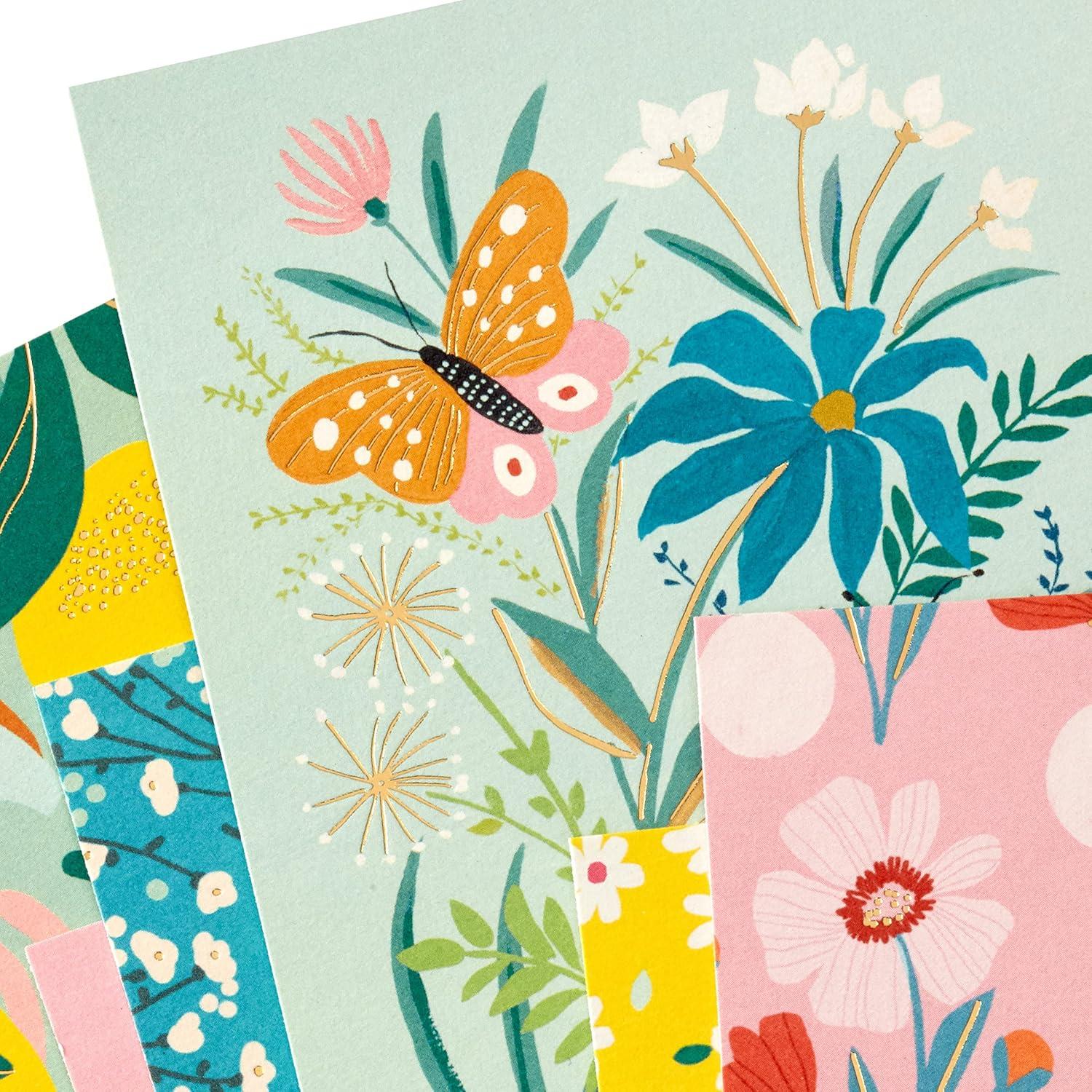 imageHallmark Blank Cards Assortment Vintage Flowers 24 Cards with EnvelopesVintage Flowers