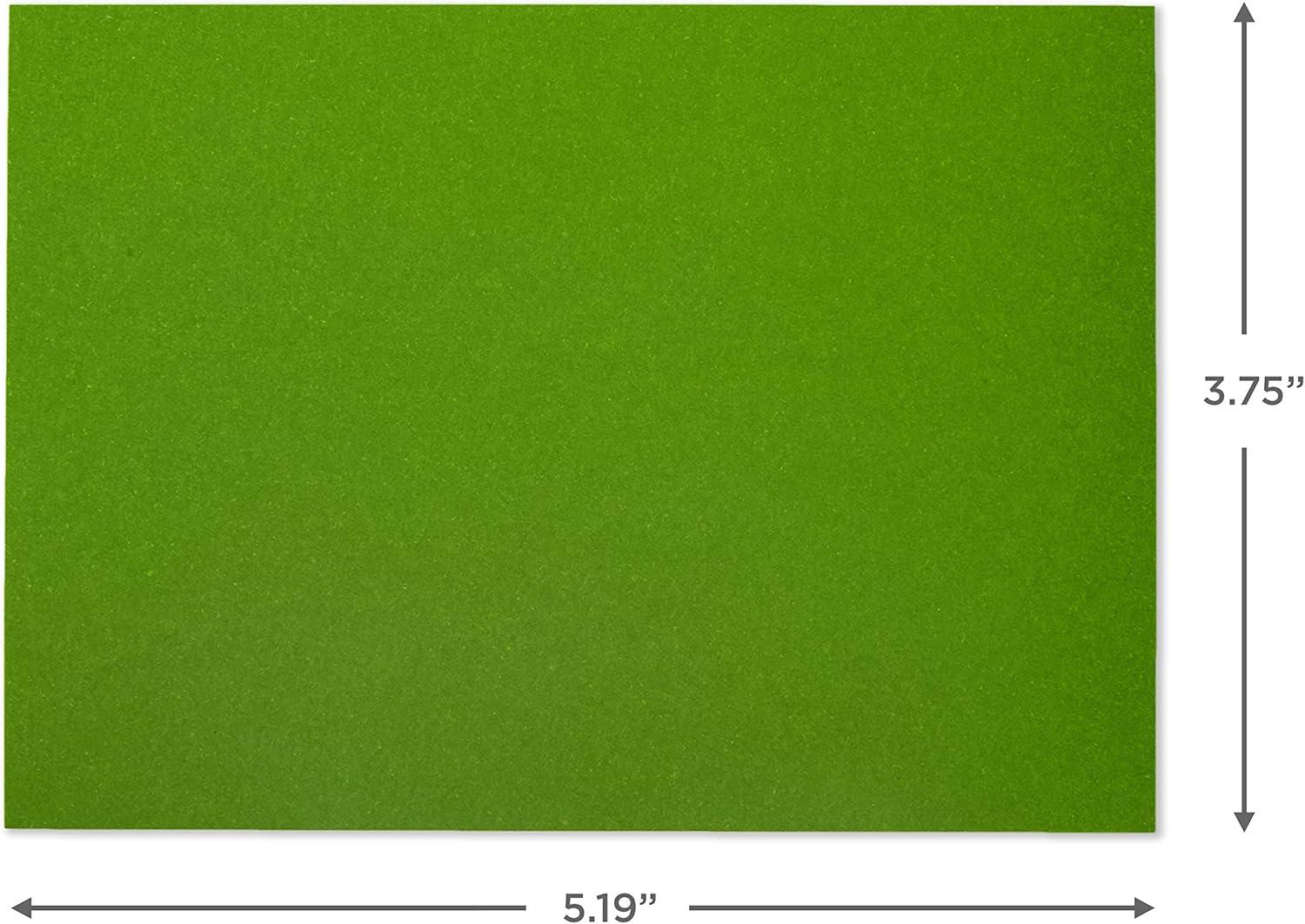 imageHallmark Blank Cards and Envelopes Assortment Solid Colors 200 Note Cards in Blue Green Yellow Red Pink